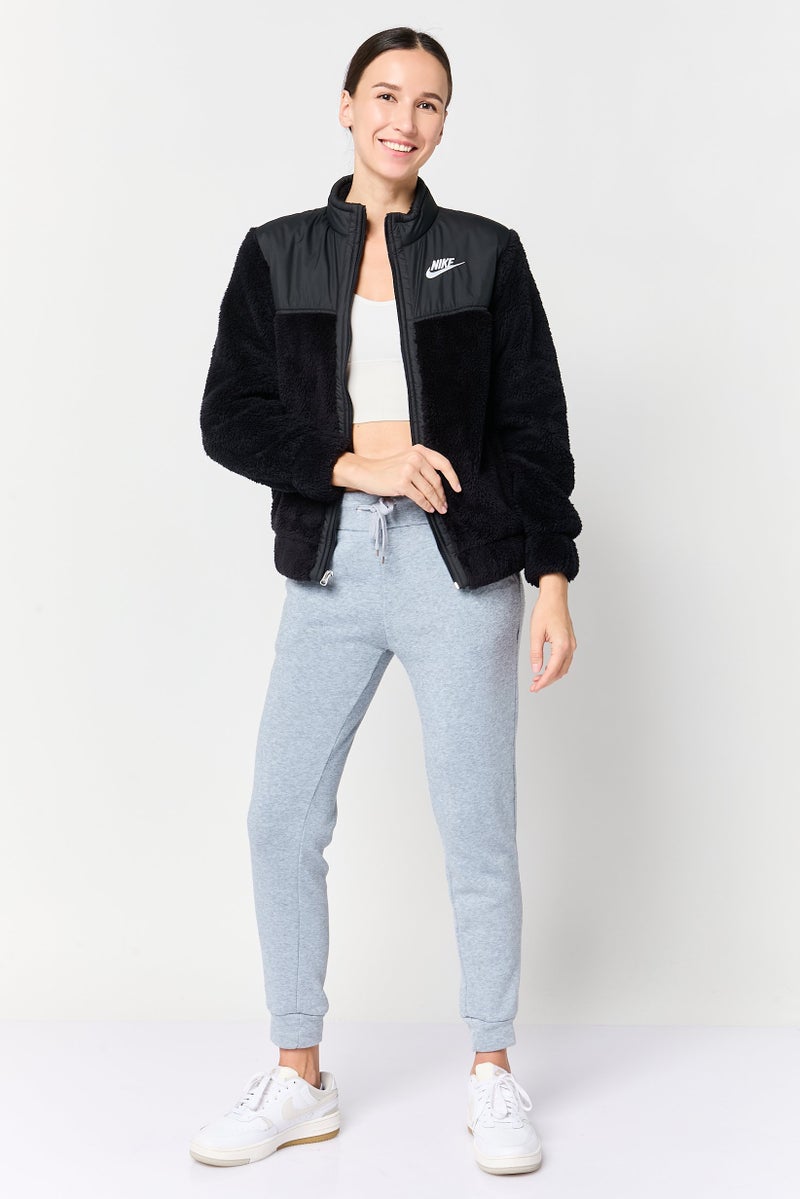 Nike Women Loose Fit Long Sleeve Outdoor Sweatshirt, Black - Image 3